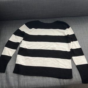 Black and white sweater